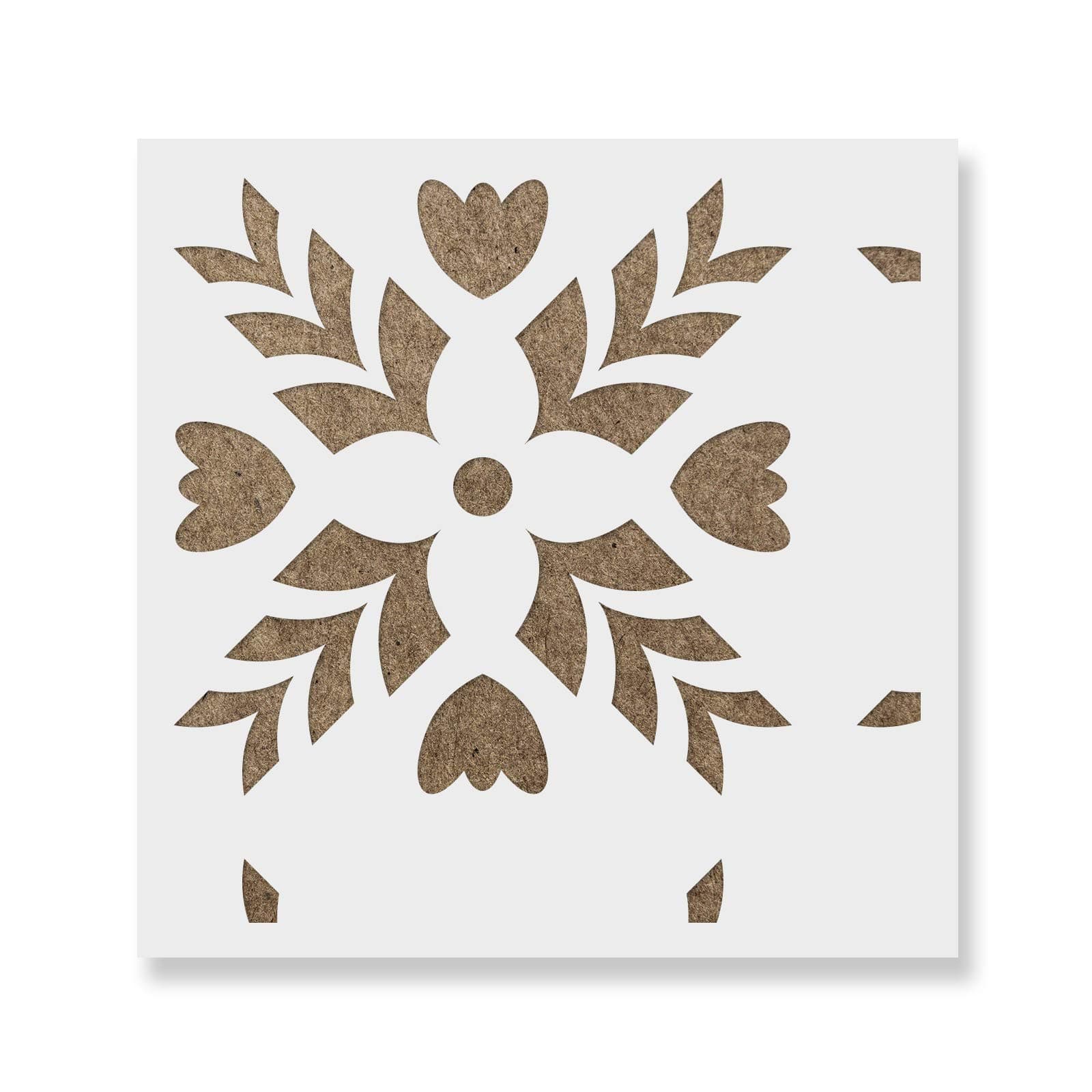 Freya Tile Stencil - Modern Tile Stencil, Tile Stencil, Mosaic Tile Stencil, Concrete Floor, DIY Floor Stencils