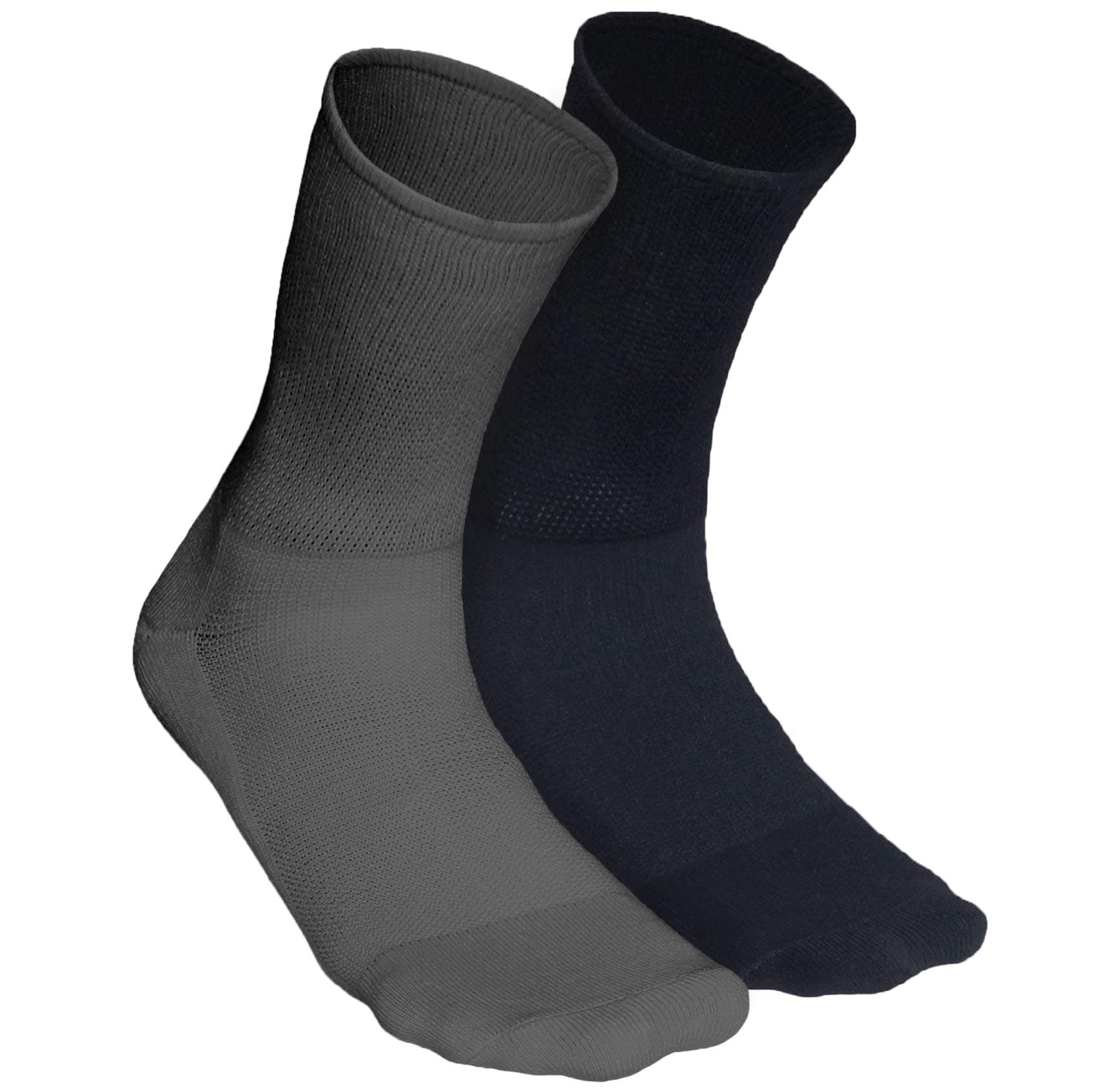 Auximpro Diabetic Bamboo Socks for Men & Women, Breathable & Blister Protection, Pack of 2