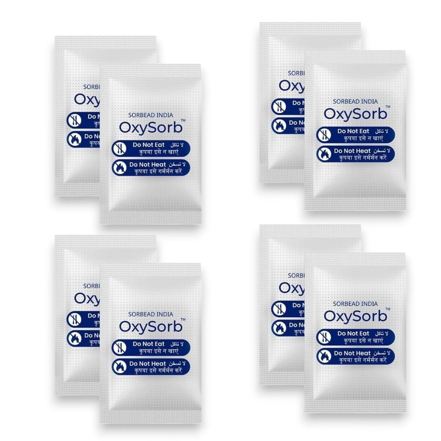 OXYSORB Oxygen Absorbers for Longer Shelflife and Freshness of Food (Pack of 50) Works in Mylar Bags, Mason Jars, and Vacuum Bags for Bulk Packaging with indicator and vacuum packed. (OXYSORB_10CC)