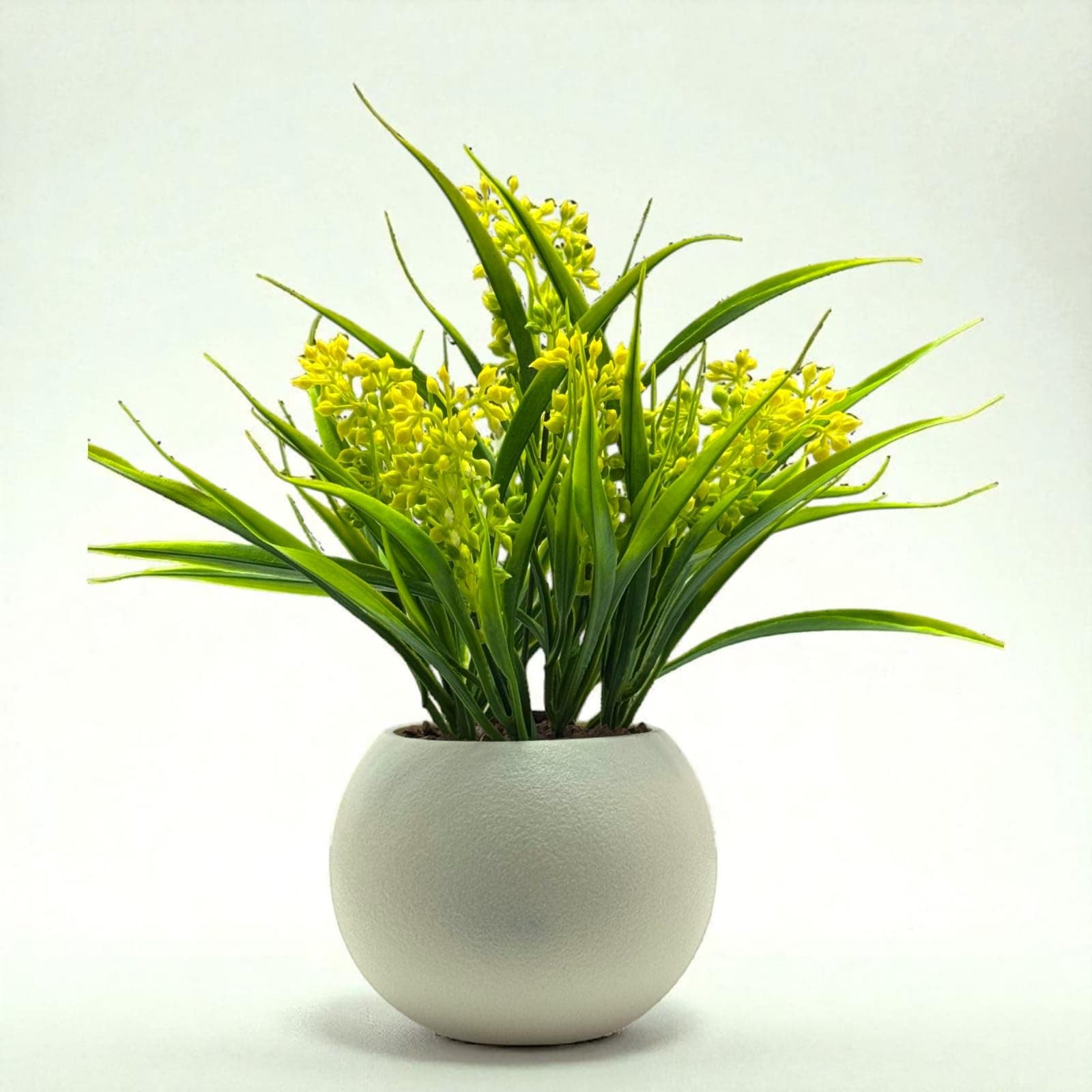 SKYGREEN Artificial Plants with Pot | Small Plants with Pot | Fake Plastic Plants with Pot | Artificial Plant for Home & Office Decor | Indoor Plants | Artificial Plants for Decoration | (BN-101)