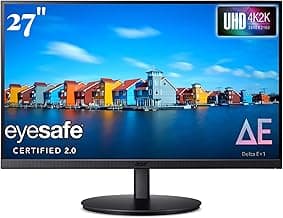 Acer CB272K 27 Inch UHD 4K 3840 X 2160 Pixels IPS Backlit LED LCD Monitor I HDR 10, Delta E<1, 350 Nits, 99% sRGB I Height Adjustable, Tilt & Pivot I 2 x HDMI, 1 x DP, Eye Safe Certified I Speakers