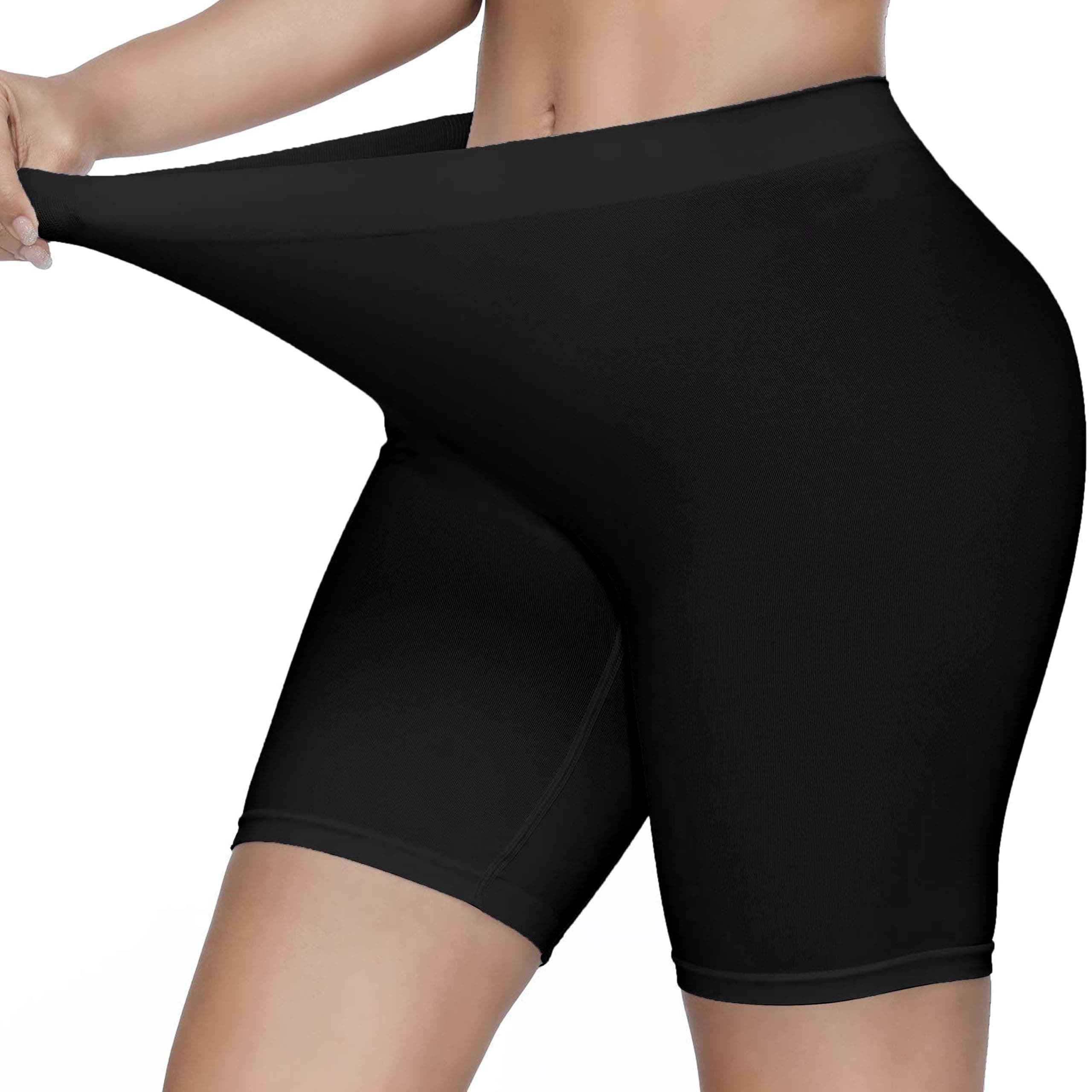 KYDA® Women's Anti Bacterial Cycling Shorts, Under Skirt Biker Shorts, High Waist Stretchable Yoga Shorts & Gym Workout Skin Fit Shorties