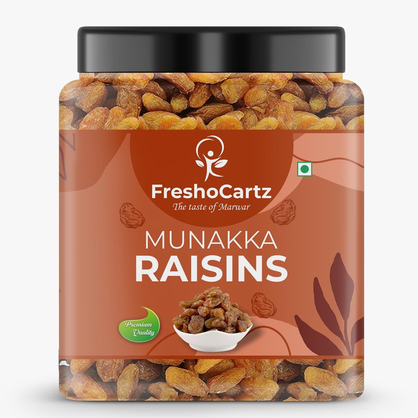 FreshoCartz Munnaka Raisins 1kg | 100% Dried Grapes (Kishmish) | Nutritious, Delicious & Healthy Snack | Source of Fibre in Nuts | No Preservatives in Dry Fruit Jar Pack For Gift