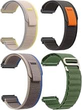 AMiRiTE ADS150 22MM Nylon Alpine G-Hook / Trail Velcro Loop Bands / Straps Compatible with Noise Colorfit Pulse 2 Max / Huawei GT2(46mm) / Honor Magic Watch 2(46mm) / Noise Pulse Go Buzz / Boat Flash / Xtend / Xtend Pro / Noise Colorfit Ultra Fireboltt Rage / Fireboltt Phoenix / Noise Colorfit Pulse Grand / Noise Colorfit Pulse 2 Max / Realme S/S Pro / One Plus(46mm) Smart Watch & All 22mm lug Watches