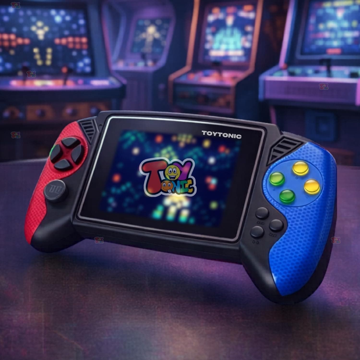 TOYTONIC Portable Retro Handheld Game Console for Kids | 3.5" Color Screen Classic Gaming with Preloaded 620 Games | Built-in Power Cell, TV Output | Video Games Player 𝐋𝐢𝐦𝐢𝐭𝐞𝐝 𝐓𝐨𝐝𝐚𝐲
