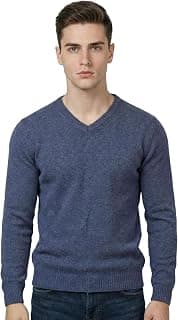 AWG ALL WEATHER GEAR Men's Woolen V-Neck Full Sleeve Sweater