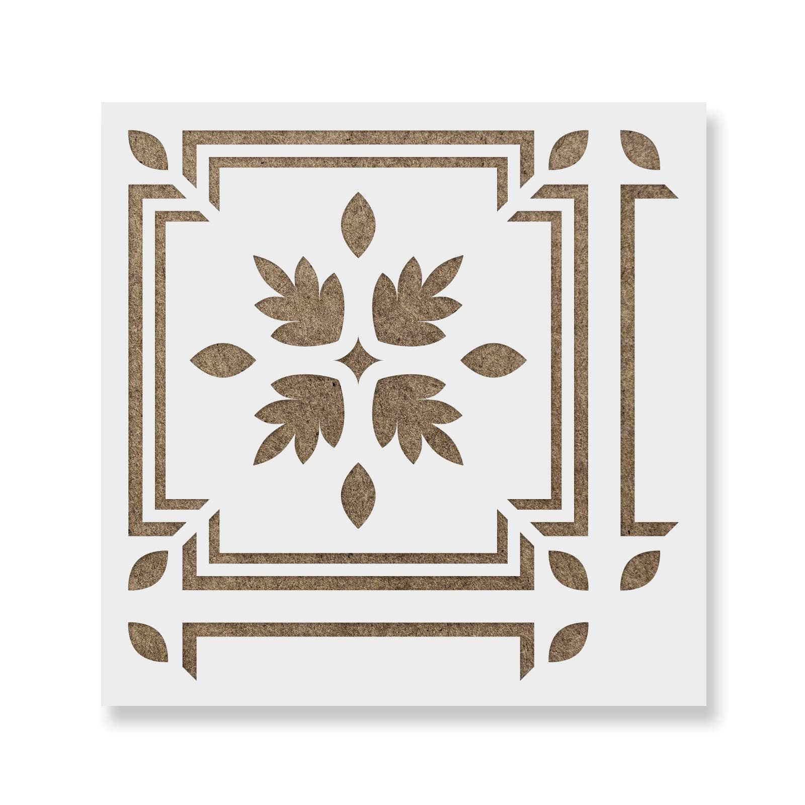 Lars Tile Stencil - Cement Floor Stencil, Pattern Tile Stencil, Tile Paint Stencil, Floor Stencil, Kitchen Stencil
