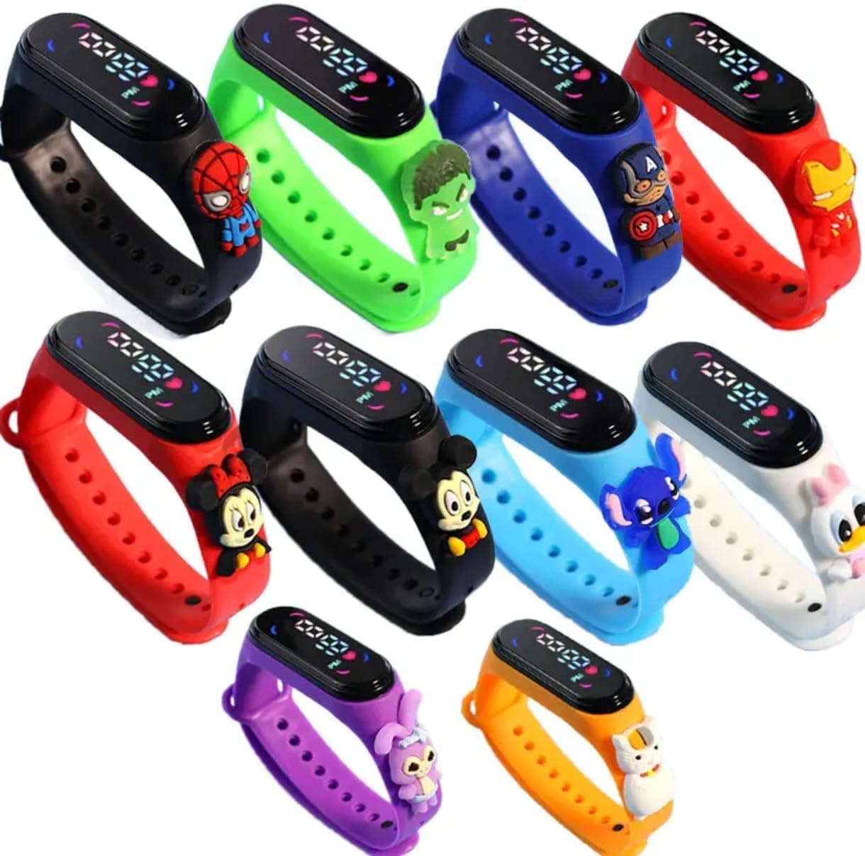 VRB Dec 20 Pcs Return Gifts For Birthday Return Gift For Kids 6-12 Used For Kids Return Gifts,Birthday Return Gift For Children. (20 Pcs - Digital Watch), Assorted