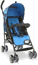 LuvLap City Baby Stroller/Buggy, Lightweight, Compact & Travel Friendly Baby pram, for 6-36 Months Baby, 5 Point Safety Harness, Adjustable seat Recline, extendable Canopy, 15Kg Capacity (Blue)