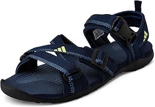 adidas Men NU GLADI M Synthetic Outdoor Sandal CBLACK/DOVGRY/BLIBLU | HPW45