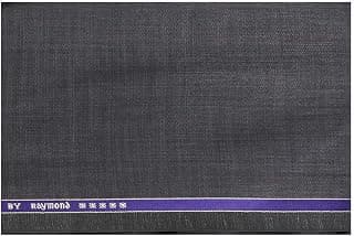 Raymond Men's Poly Viscose Unstitched Solid 3 m Suit Fabric (Grey, Free Size)