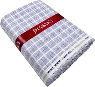 JHABAK'S Unstitched Premium Shirt Fabric for Men - Cotton Blend Material - Shirt & Kurta Piece Cloth