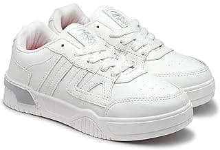 ASIAN Women PARADISE-13 Casual Mid Top Sneakers, Stylish and Trendy Lace-Up Shoes for Women & Girls, Lightweight Comfortable Sneakers Perfect, Walking, and Casual Outfits