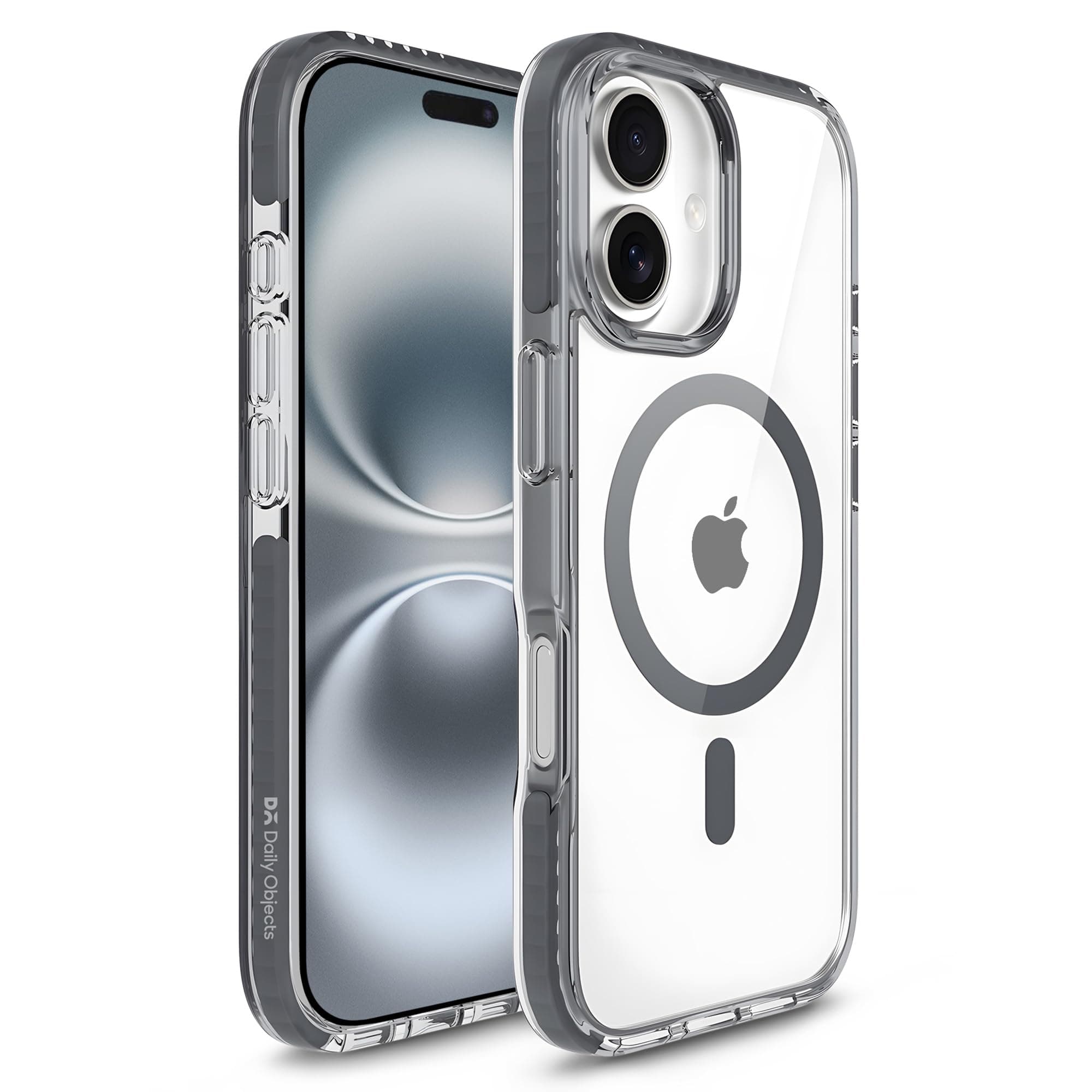 DailyObjects Stride Clear 2.0 Magnetic Case Cover Compatible with iPhone 17 | Wireless Charging Slim Back Cover | 2 Layer Edge Protection & Shockproof
