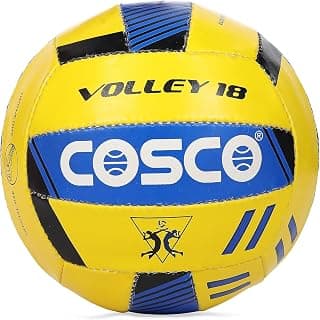 Cosco 15010 Rubber Volley Ball, Size 4, (Multicolour)