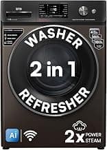 IFB 10 Kg 5 Star, DeepClean® Technology, AI Powered, WiFi, Fully Automatic Front Load Washing Machine (EXECUTIVE PLUS MBN 1014K,PowerSteam®,9 Swirl, Steam Refresh, Inbuilt Heater, Eco Inverter, Mocha)