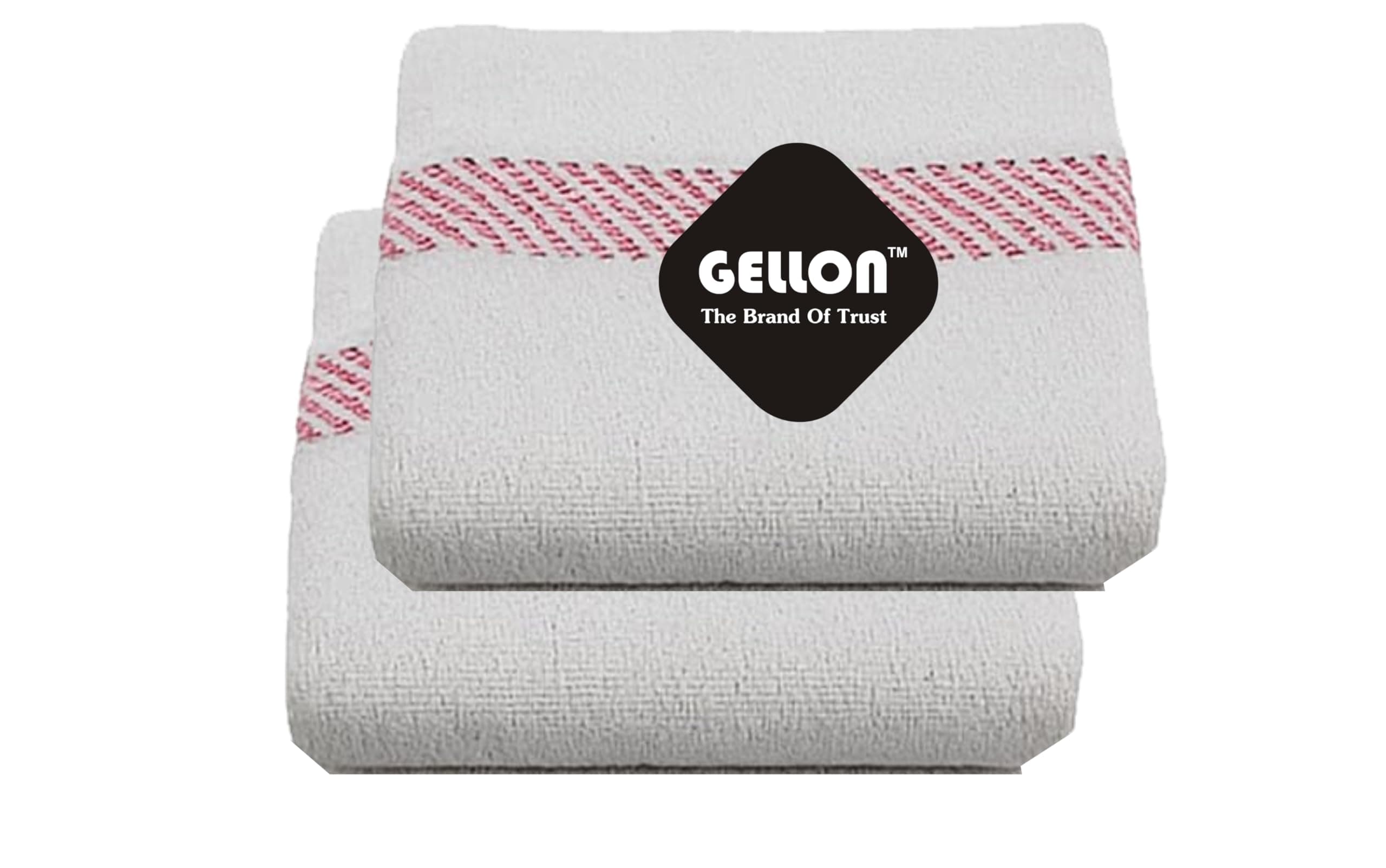 Gellon 12 pc Cotton Floor Cleaning Mop, High Absorbency & Durable Reusable Pocha Cloth in 24” x 24” Multipurpose Mop Duster Cloth Pack of 12