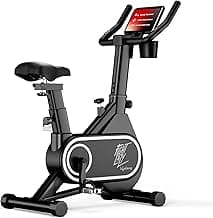 Lifelong Fit Pro Spin Fitness Bike with 7Kg Flywheel, Adjustable Resistance & Heart Rate Sensor for Fitness at Home Workouts|Max Weight Capacity: 120 kg (LLSBB50, Black)