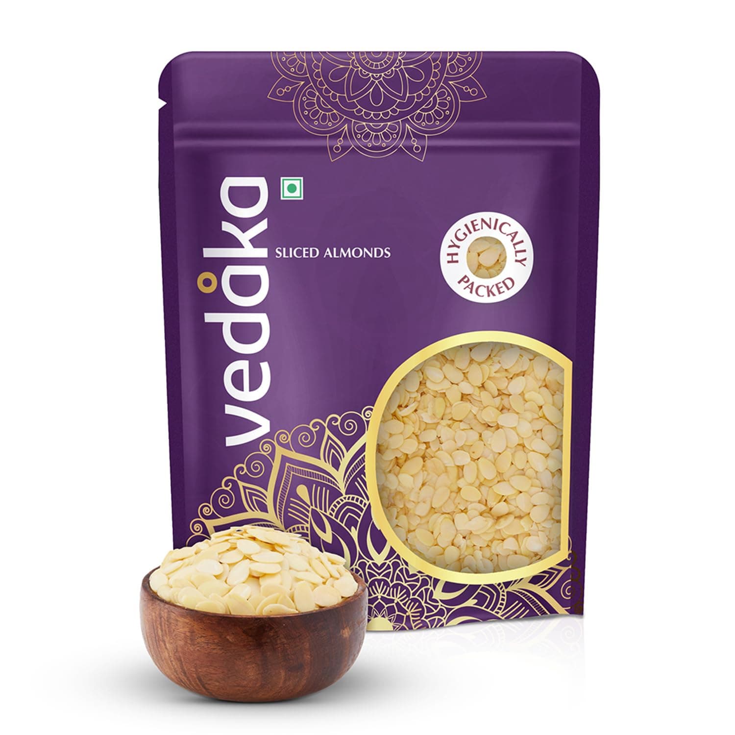 Amazon Brand - Vedaka Sliced Almonds| 500 g | California Almonds | For Cooking, Baking and Garnishes | High Protein and Fiber
