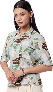 VERO MODA Women Printed Shirt | Short Sleeve | Regular Fit