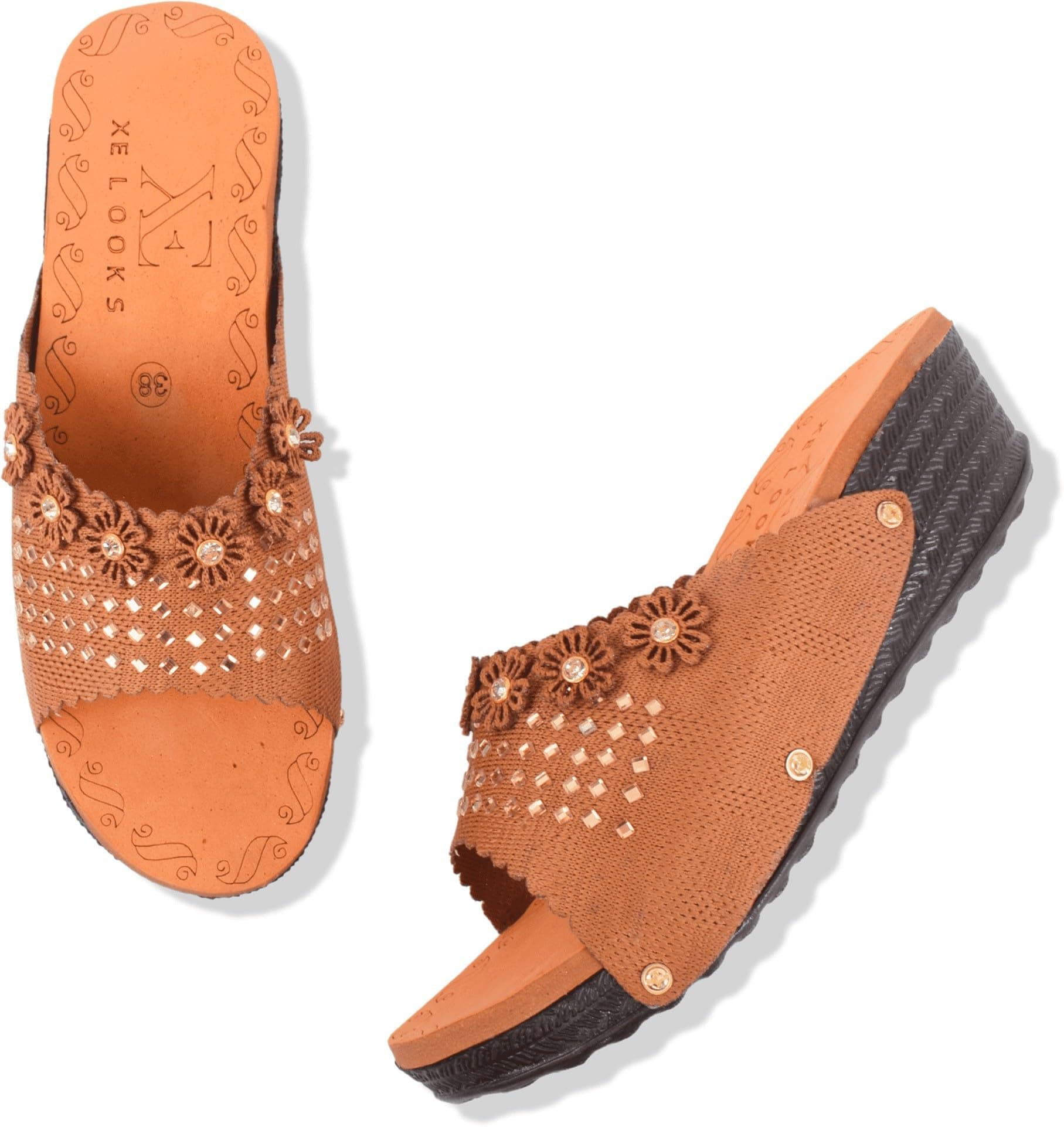 XE Looks Soft,Comfortable & trendy Wedges Slippers For Women……