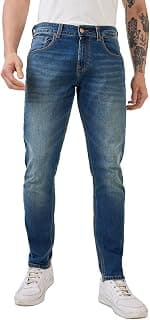 Spykar Men's Slim Fit Mid Rise Jeans (Kano) (Size:)-