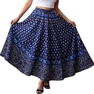 Generic Long Printed Maxi Stylish Morden and Comfortable Skirt