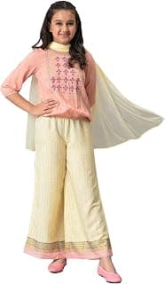Aurelia Girls Top-Semi Flare Palazzo-Dupatta-