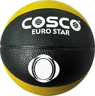 Cosco Euro Star Size-6 Basketball, Size 6 (Multicolour)