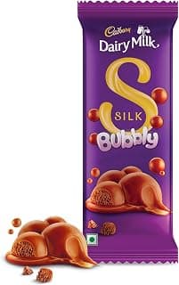 Cadbury Dairy Milk Silk Bubbly Chocolate Bar, 46 g
