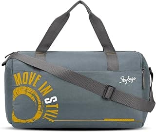 Skybags Weekender Polyester 45 cm | Duffel Bag | Grey Travel Bag - Unisex