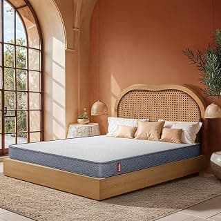 Duroflex LiveIn 2 in 1 Dual Reversible Soft & Firm Sides | 10 Years Warranty | Queen Bed | Roll Pack Foam Mattress | 5 Inch Bed Mattress Queen Size (78x60x5)
