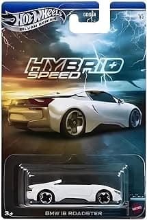 Hot Wheels Hybrid Speed 1:64 BMW I8 Roadster Silver Series for 3 Years & Above 1/5 (White)