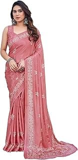 Yashika Women's Elegant Malgudi Art Silk Saree with Blouse Material I Sarees For Woman I Sari