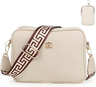 LA GLARE Soft Fabric Sling Bag with Broad Strap & Coin Pouch for Women