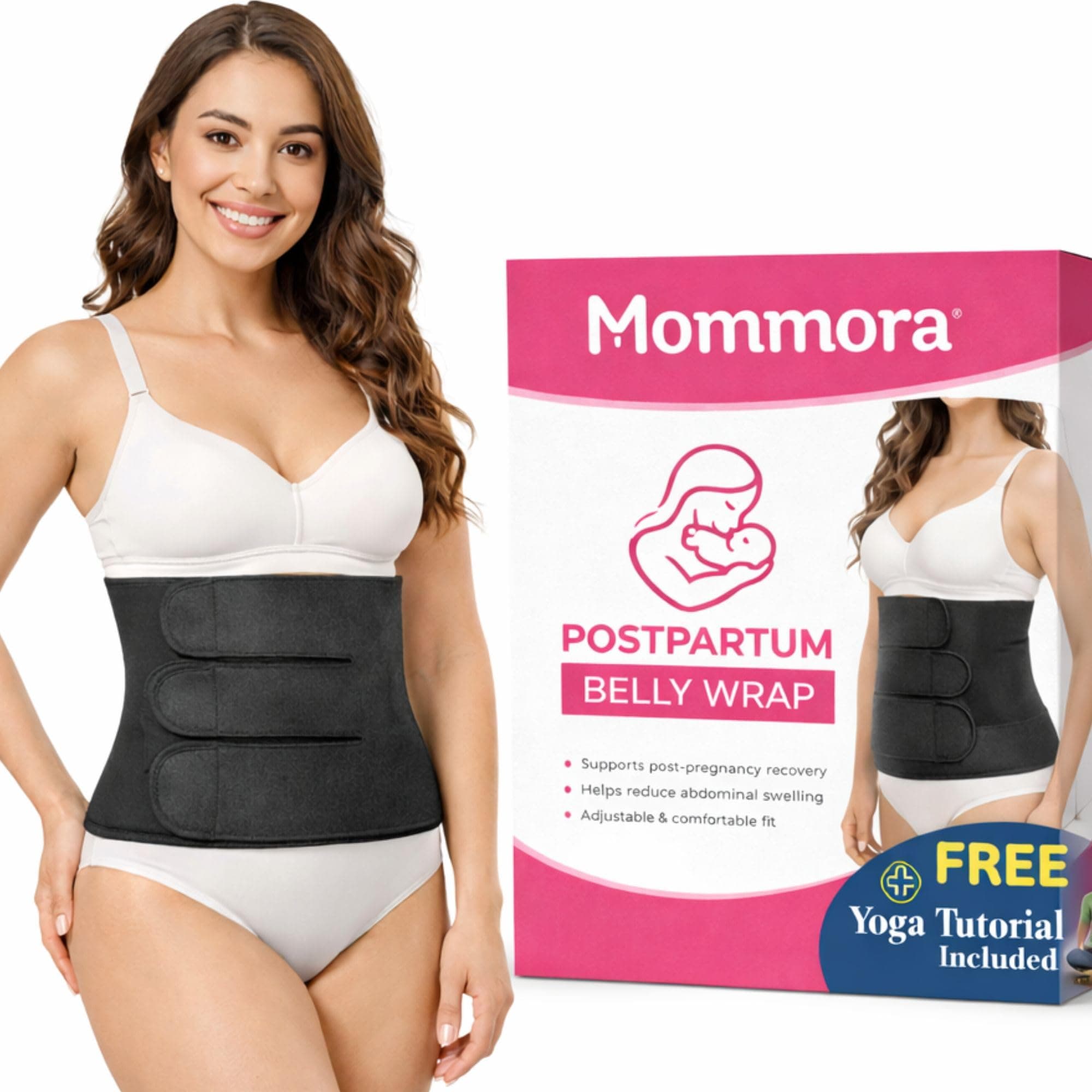 Mommora Postpartum Belt After Delivery:/ Maternity Belt After Delivery C Section or Normal Delivery Recovery - Pregnancy Belts After Delivery/Abdominal Belt After Delivery for Women