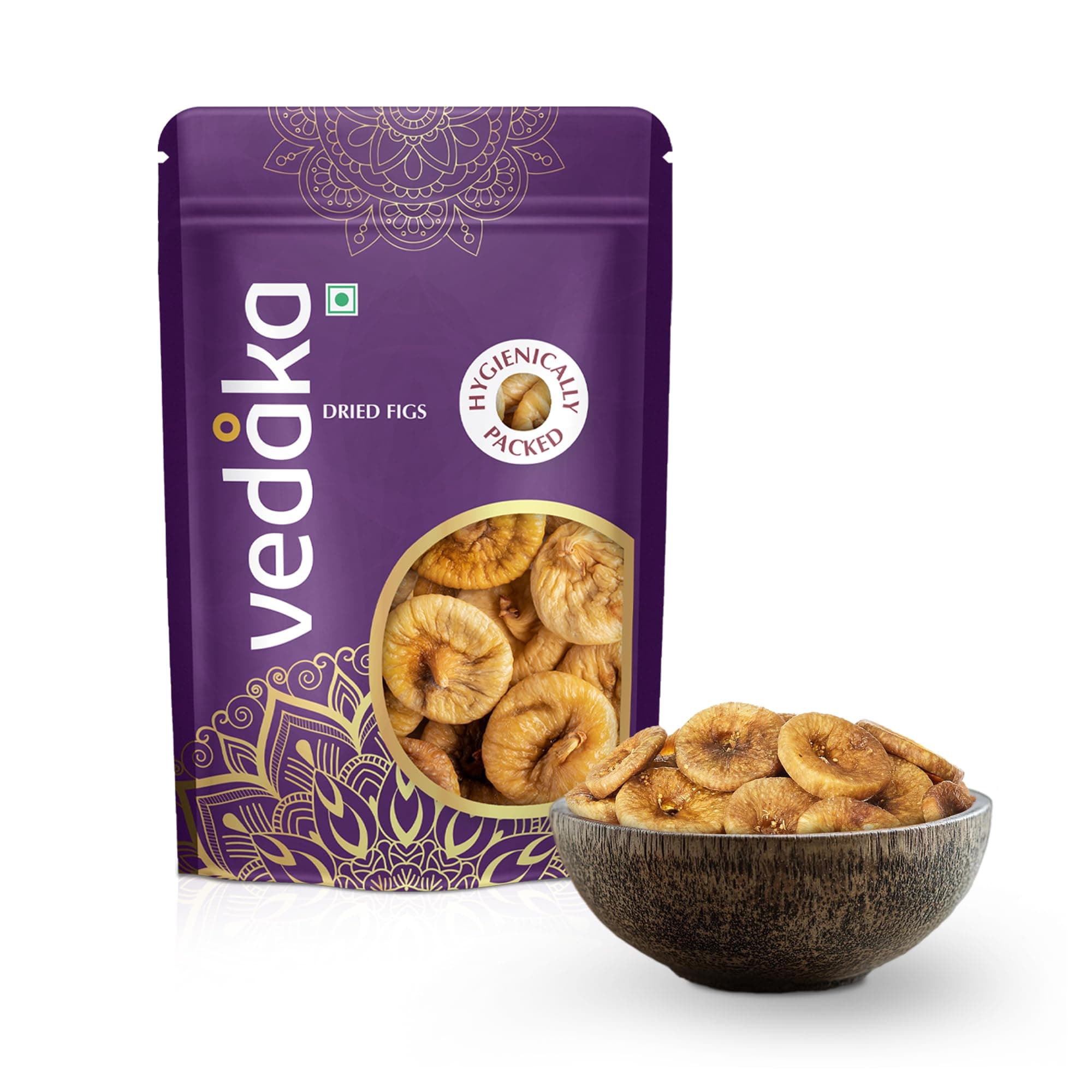 Amazon Brand - Vedaka Dried Figs | 250 g | Premium quality Figs (Anjeer) | Rich Source Of Fiber | Low in Fat | Ideal for Festive Gifting | Hygienically Packed