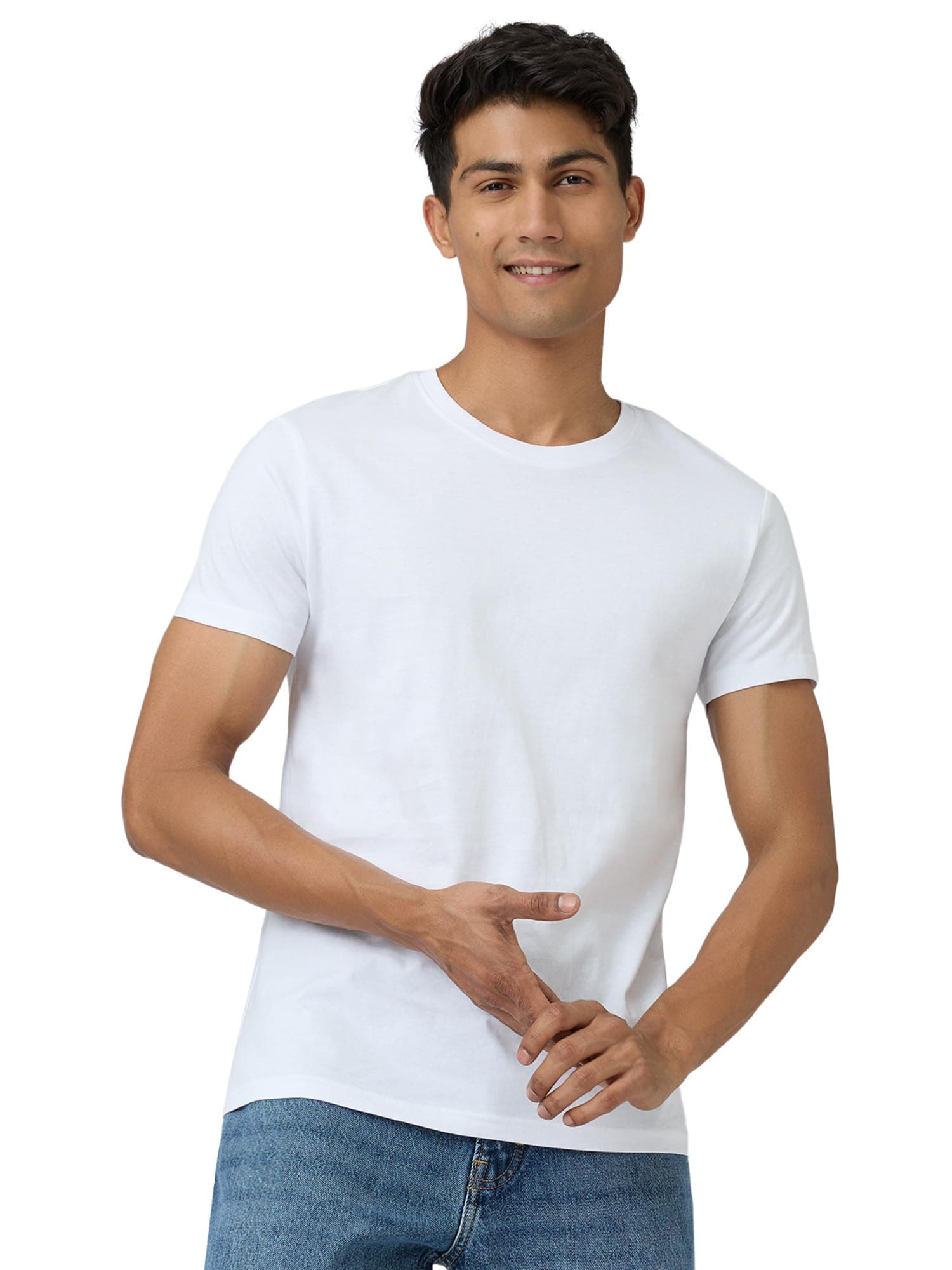 XYXX Men's Super Combed Cotton Half Sleeve Round Neck T-Shirt | Crew Neck Tshirt for Men Regular Fit
