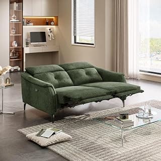 Wakefit Curacao Sofa with Motion - Two Seater (Green)