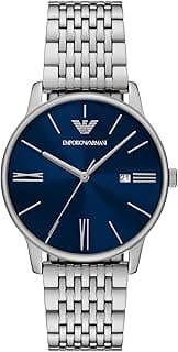 Emporio Armani Silver Quartz Stainless Steel Watch AR11674