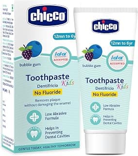 Chicco Toothpaste Bubble Gum 1-6Y 50g No Fluoride