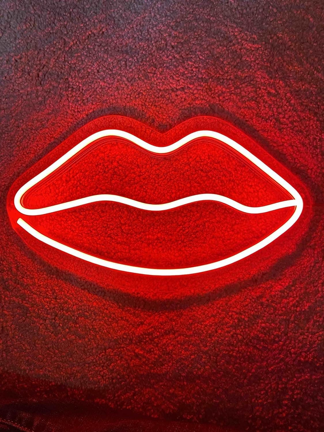 Zesta Neon Sign Board LED Neon Light | Neon Lights for Room Bedroom Decor | Good Vibes Wall Aesthetic | LED Signs for Room Decoration, Logo Light Display