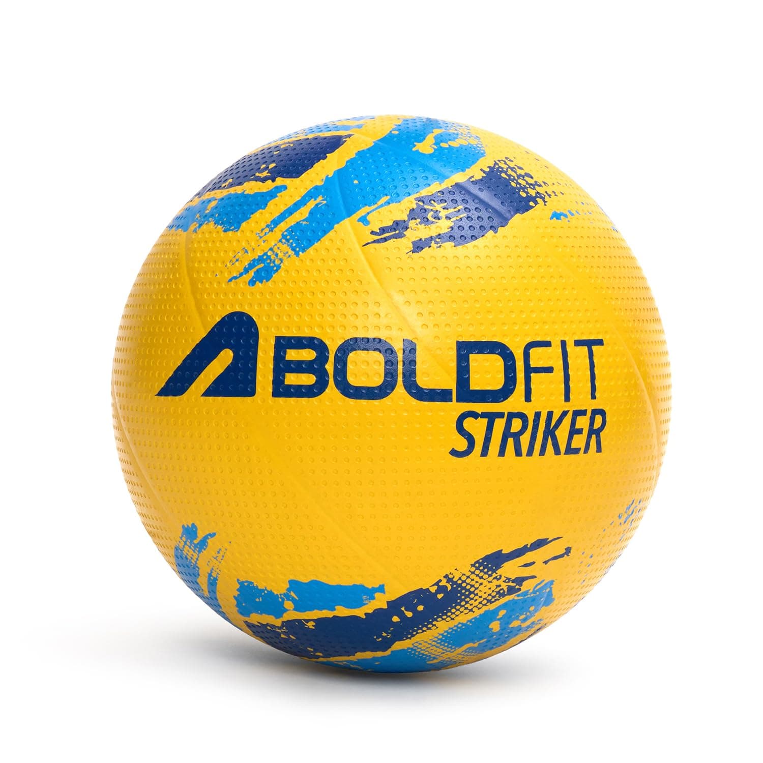 Boldfit Volleyball Standard Size for Men and Women Sports Volley Ball with Free Pin Strong Grip Vollyball Original Brand Volleyball for Boys Super Volly Ball - Striker Yellow