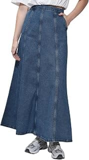 Tokyo Talkies Women's Regular Fit Flared Skirts| Mid-Rise| Women Skirt | Skirt for Women