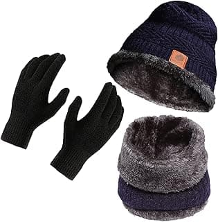Boldfit Boldfit Woolen Winter Cap for Women & Men in Winter for Thermal Wear Stylish Soft Caps for Boys & Girls for Warm Wear Head hat Garam Topaa cap's Breathable Lightweight Windproof with hand gloves