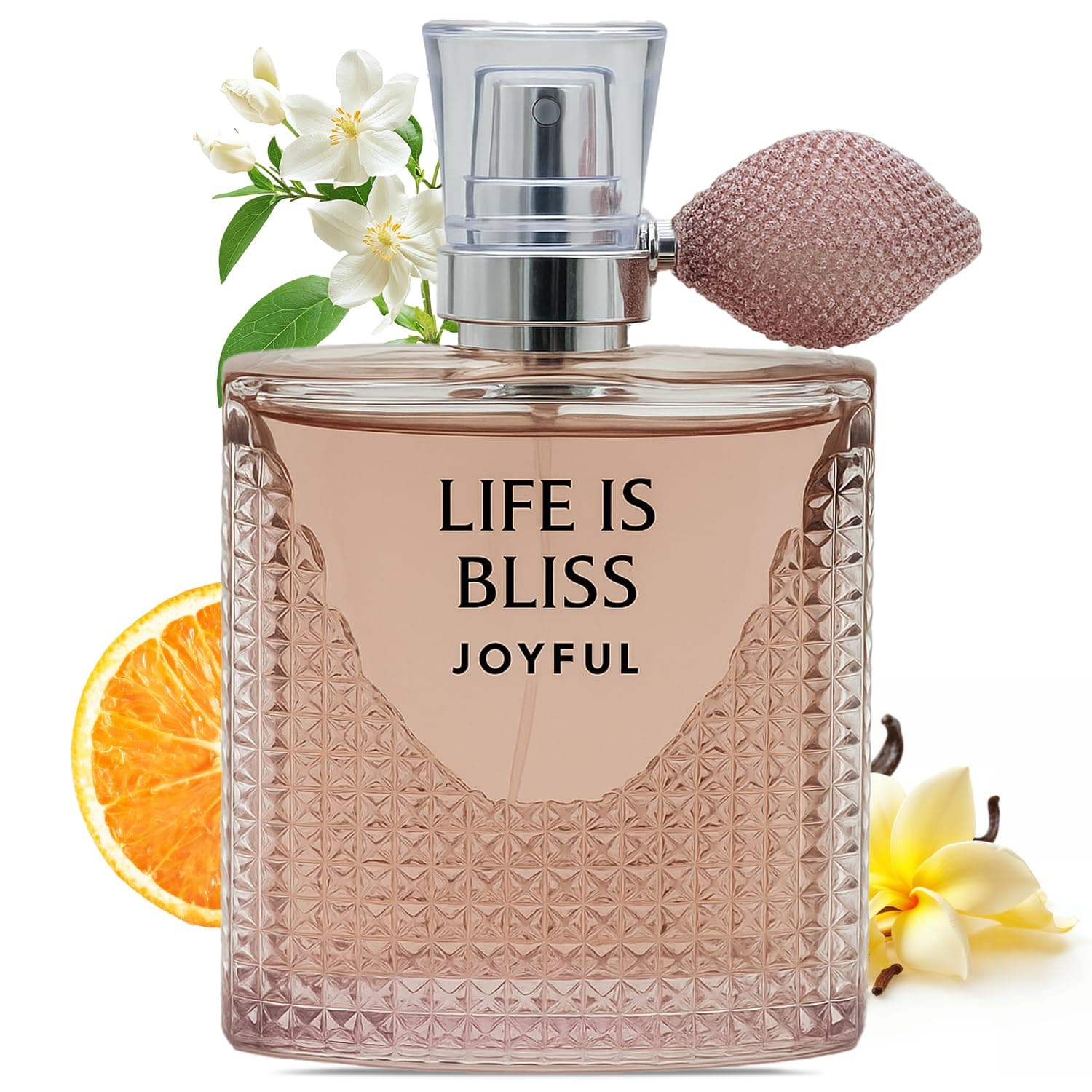 Coral Perfumes Life Is Bliss Joyful Perfume For Women | Inspired By La Vi Es Belle | Long-Lasting Floral Fruity Gourmand Perfume | Eau De Parfum - 100Ml