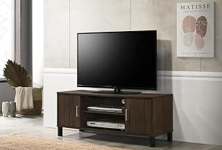 DeckUp Conrad Engineered Wood TV Unit (Walnut, Matte Finish)