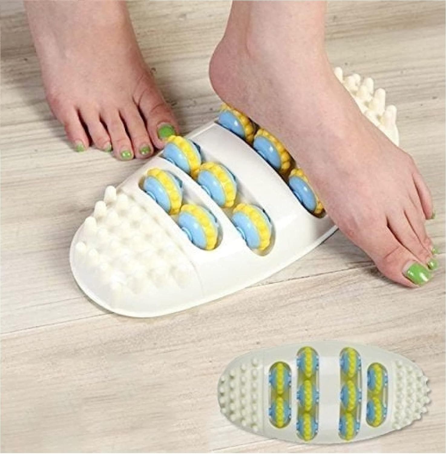 LRK Foot Acupuncture Point Massager Roller Relax and Relieve Plantar Fasciitis, Heel, Arch Pain. Reflexology Tool Trigger Healing Stress Relief Relaxation The Best Gift for Parents