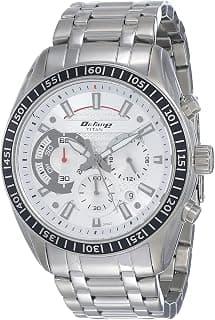 Titan Titan Octane Quartz Chronograph Silver Dial Silver Stainless Steel Strap Watch for Men - NT90077KM01