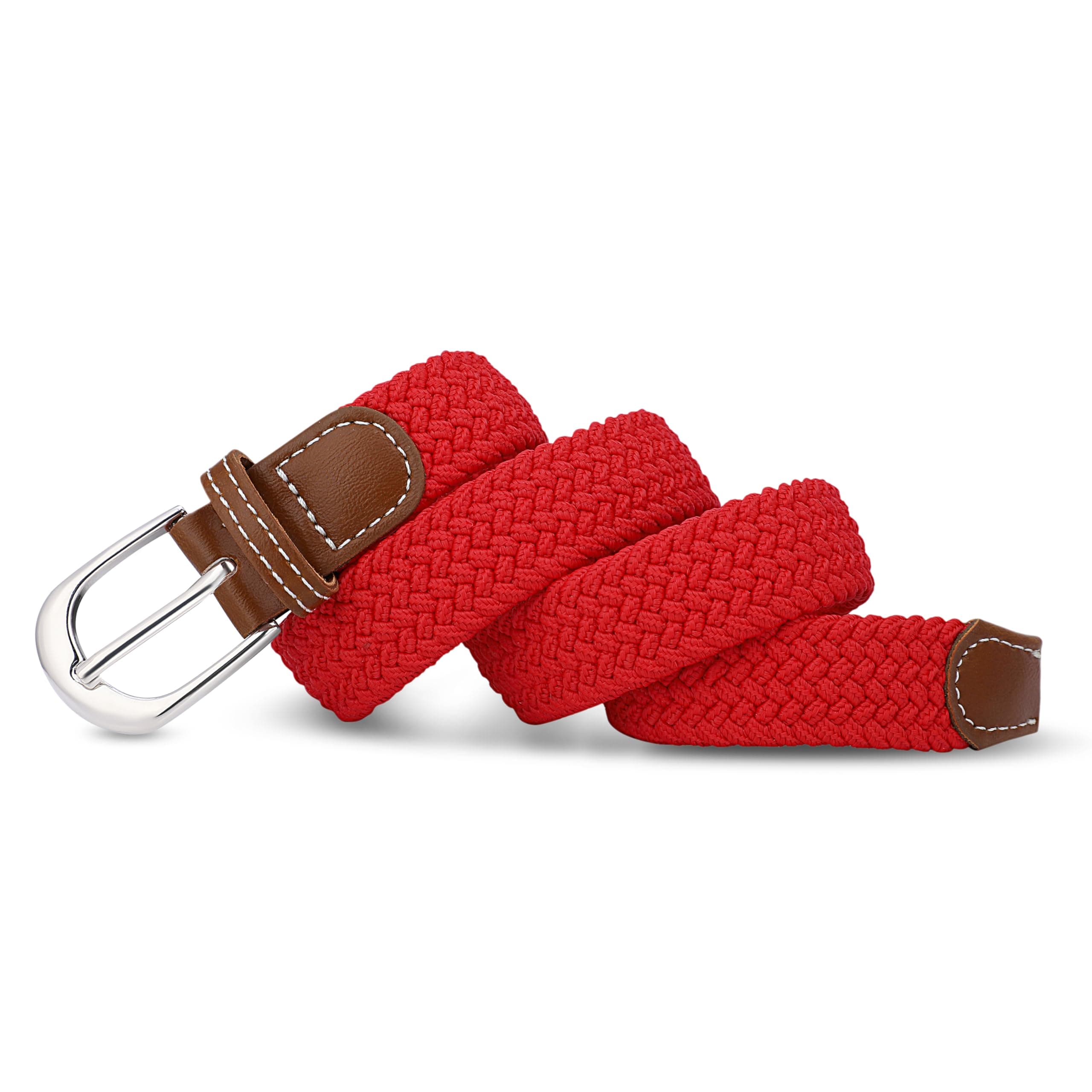 MagicPop Stretchable Belt for Kids, Fancy Belt for Formal, Casual & Jeans Wear, Waist 20-24-28-30 Inch 3|5|7|9|11 Yrs